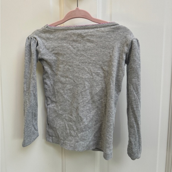 Carter’s 2T Girls Hoot Hoot I’m Cute Gray Owl Long Sleeve Pajama Top - Picture 5 of 6